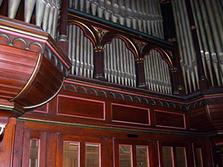 Innenraum Orgel Detail